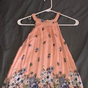 Pink shirt with flowers